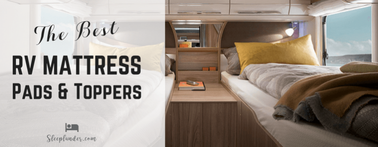 Whether you're RVing full time or not a good RV mattress pad or topper is a must! Hymer bunk beds