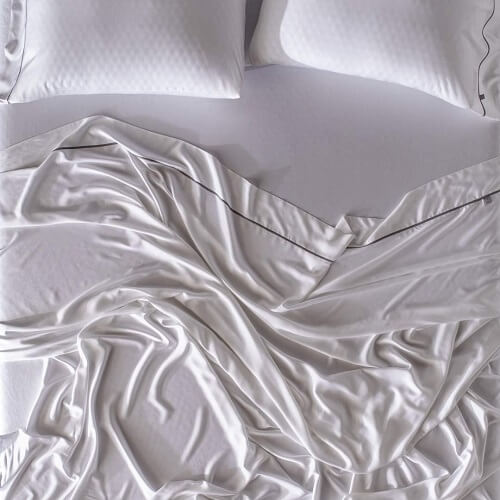 White Bamboo Bed Sheets