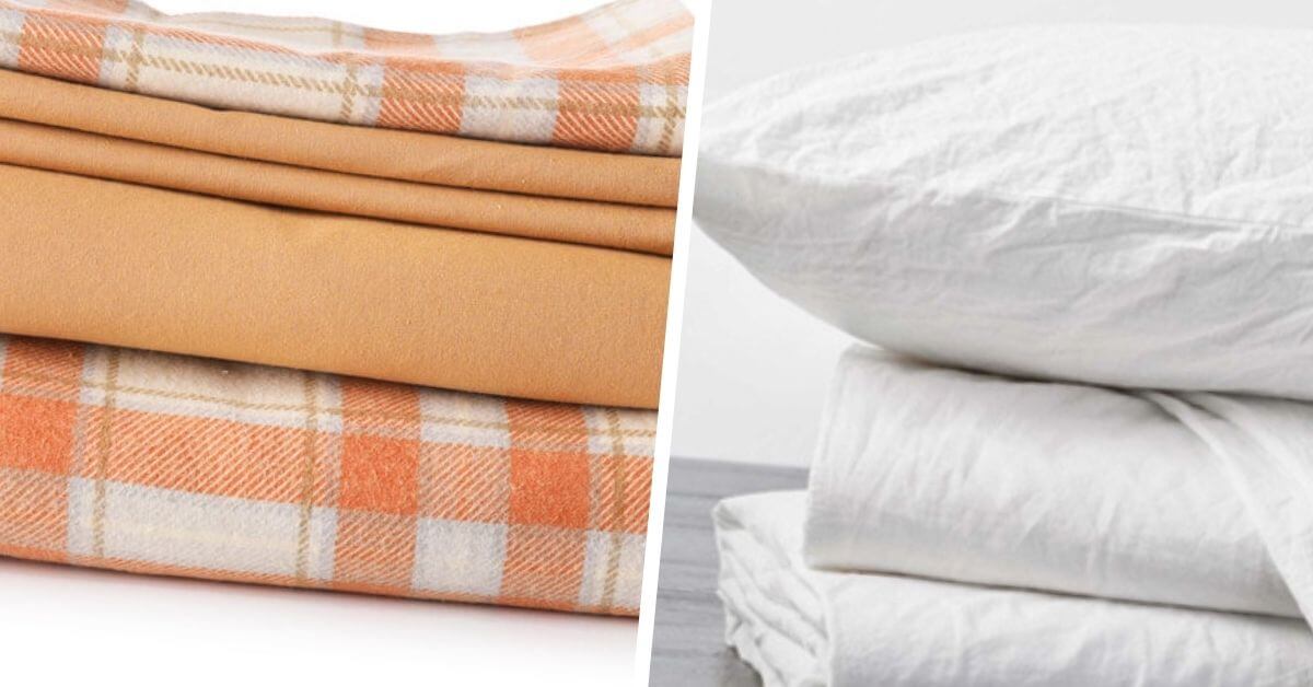 Flannel vs Percale Sheets